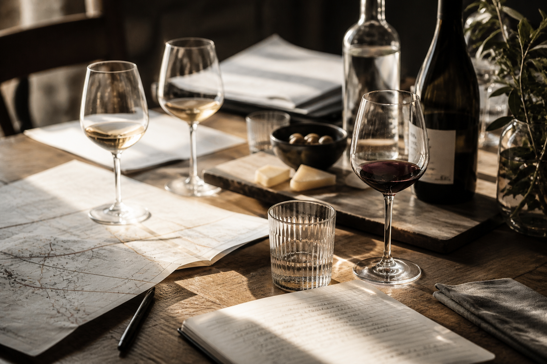 Esperienza enogastronomica FoodTripGo con calici, territorio, ospitalità e collaborazione tra persone