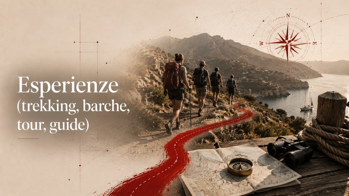 Esperienze trekking barche tour guide